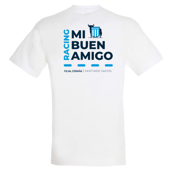 Camiseta Racing Mi Buen Amigo - Dorso